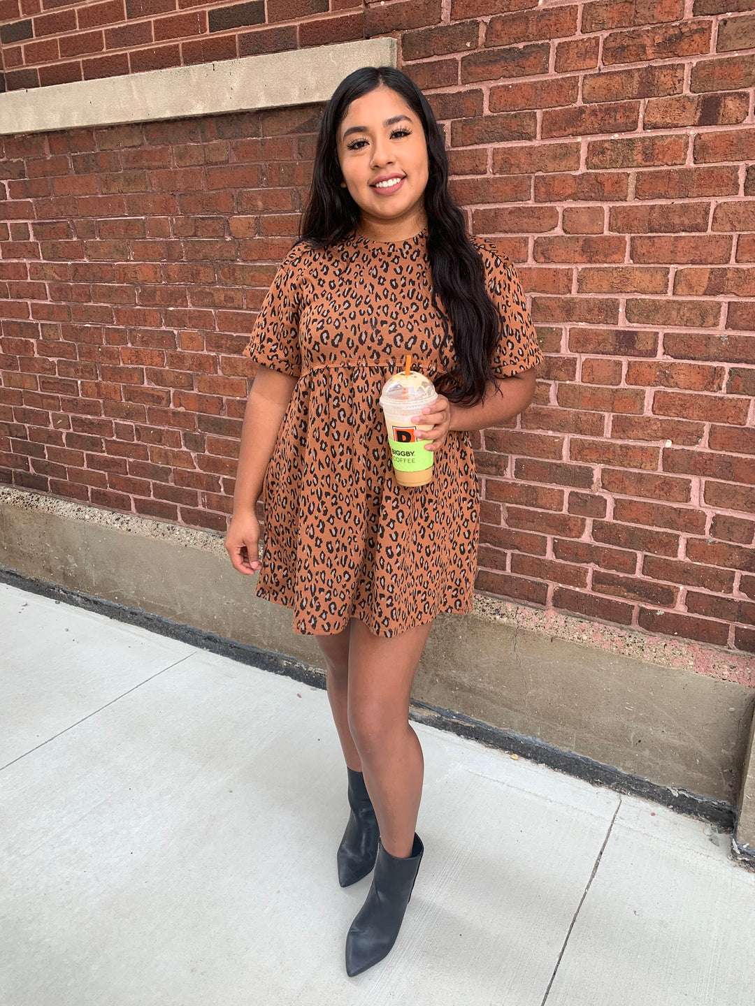 Leopard Fall Dress Elizabeth's Vision Leopard Fall Dress Elizabeth's Vision